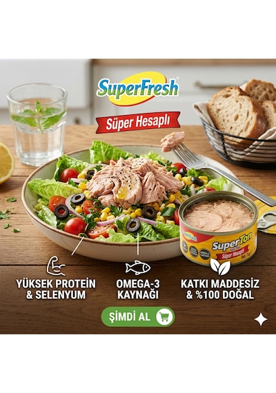 Superfresh Superton Ton Balığı 75 Gr X 24 Adet