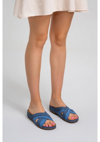 Carlaverde Anatomic Kadın Terlik 5908 Lacıvert Lacivert