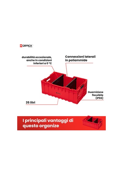 Qbrick System One Box 2.0 Plus Red Takım Çantası