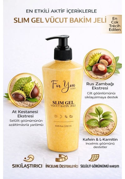 Slim Jel - - Toparlayıcı - Çatlak Karşıtı - Sıkılaştırıcı - Selülit Jeli & Beyazlatıcı Krem Set
