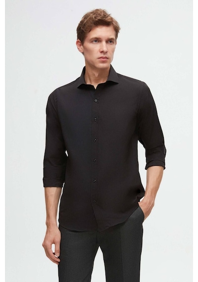 D's Damat Slim Fit Siyah Italyan Yaka Dar Kesim Klasik Kravatlık Uzun Kollu Kolay Ütülenebilir Nefes 2HF02ORT5185 Siyah D's Damat Slim Fit Siyah Italyan Yaka Dar Kesim Klasik Kravatlık Uzun Kollu Kolay Ütülenebilir Nefes 2HF02ORT5185 Siyah