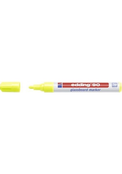 Edding 90 Cam Yazı Tahtası Kalemi Sarı N11.730