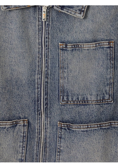 LC Waikiki Lc Waıkıkı İndigo Regular Fit Erkek Jean Ceket