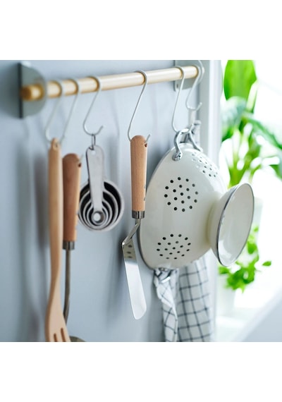 Ikea Vardagen Paslanmaz Çelik Pişirme Spatulası 30 Cm Krom Bej
