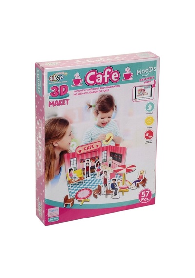Cafe Maket  3 Boyutlu Puzzle