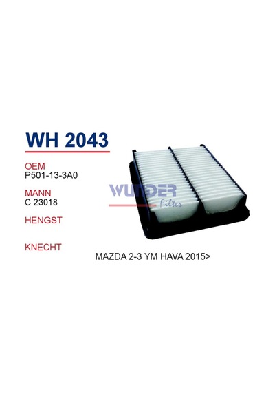 Wunder Wh2043 Hava Filtresi - Mazda 2,Mazda 3 1.5 Cx-3 540129071
