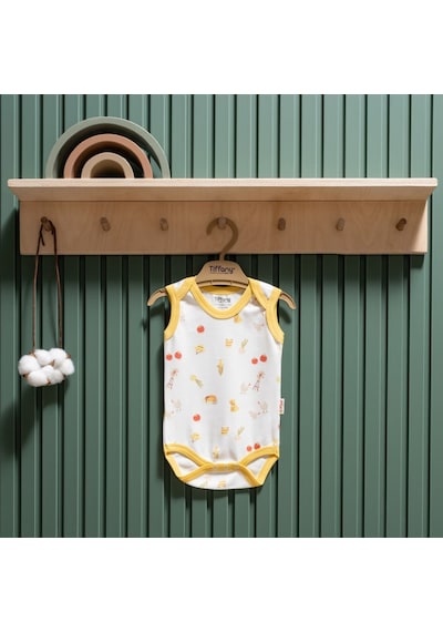 Tiffany Baby & Kids Tiffany Baby Strawberry Organik Theme Atlet Body 45009 Ekru