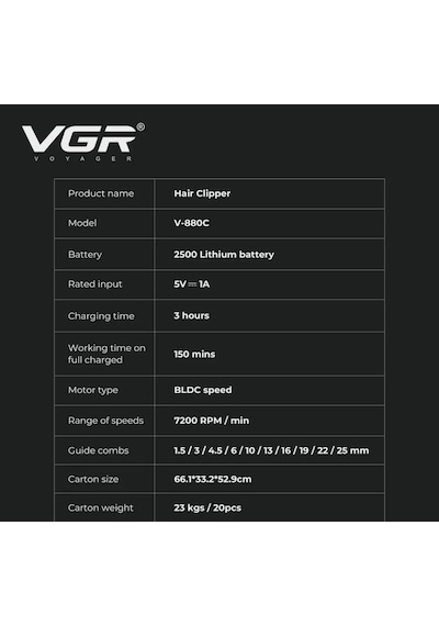 Vgr Store V-880c Saç Kesme Makinesi 475416908