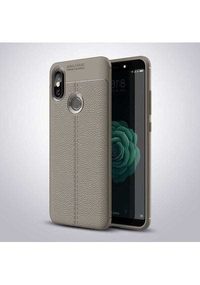 Xiaomi Mi 8 Kılıf Zore Niss Silikon Kapak Gri