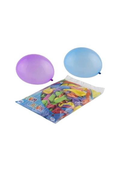 9a Balon Karışık Renkli Balon Atom Balon 100'lü