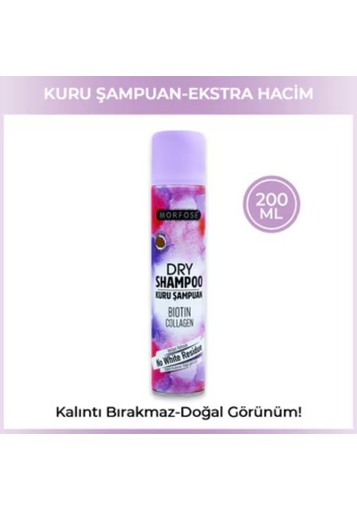 Morfose Ekstra Hacim Kuru Şampuan 200ml 16'li Paket