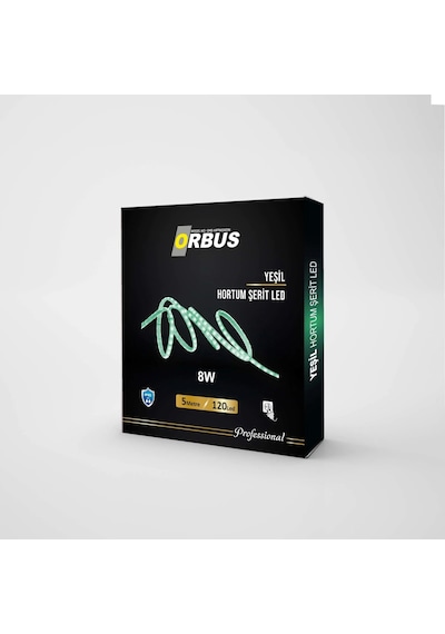 Orbus Yeşil Hortum Şerit Led 8w - 5 Metre