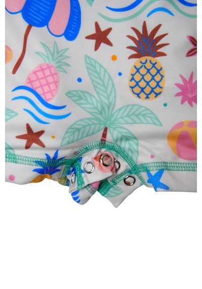 Soleda Uv Korumalı Upf 50+ Bebek Çocuk Tulum Mayo Beach Fun Çok Renkli