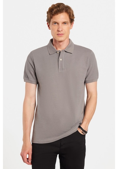 Tudors Erkek Slim Fit Dar Kesim %100 Pamuklu Gri Polo Yaka Tişört-32797 Gri Tudors Erkek Slim Fit Dar Kesim %100 Pamuklu Gri Polo Yaka Tişört-32797 Gri