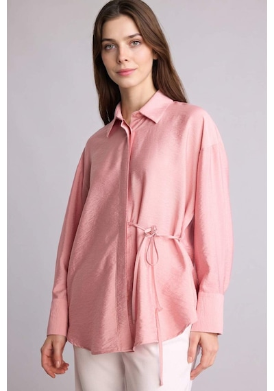 Defacto Regular Fıt Uzun Kollu Tunik H7820ax26smpn623 Pembe-pn623
