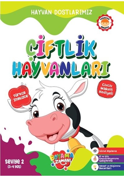 Hayvan Dostlarımız - Çiftlik Hayvanları Seviye 2 3-4 Yaş