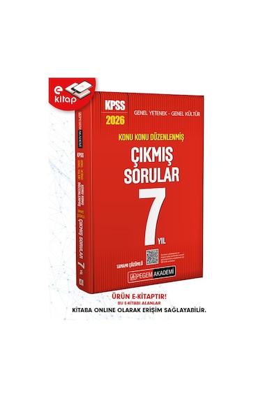 2026 Kpss Genel Yetenek Genel Kültür Konu Konu Düzenlenmiş Tamamı Çözümlü Çıkmış Sorular 7 Yıl E-kitap