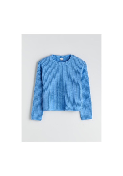 LC Waikiki Alıta Cıty Farkıyla Lcw Kids Mavi Oval Yaka Kız Çocuk Triko Kazak Mavi - 925578123 Mavi LC Waikiki Alıta Cıty Farkıyla Lcw Kids Mavi Oval Yaka Kız Çocuk Triko Kazak Mavi - 925578123 Mavi