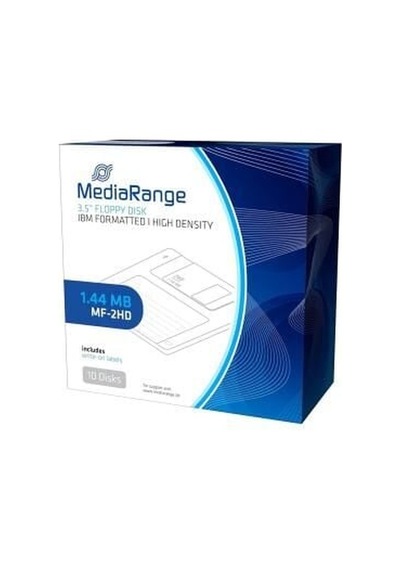 Mediarange Mf2hd Disket - Ibm Formatted Floppy Disc 1.44mb Floppy Disk - Ibm Biçimlendirilmiş Disket 10lu Paket