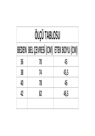 Darlin Moda Kadın Kırmızı Drapeli Yırtmaçlı Keten Karışımlı Mini Şort Etek Dm2035 961 Kırmızı