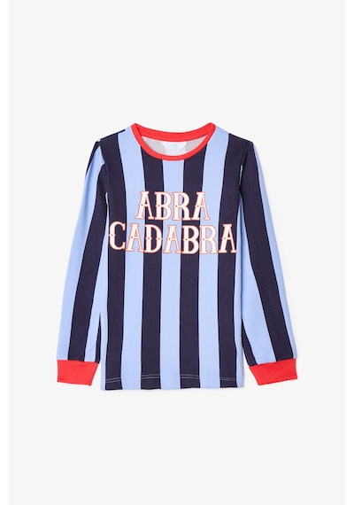 Penti Mavi Erkek Çocuk Abra Kadabra Çizgili Pijama Takımı