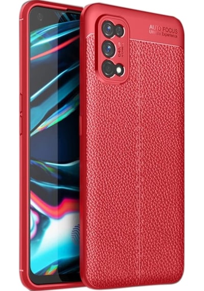 Oppo Realme 7 Pro Kılıf Niss Silikon Deri Görünümlü