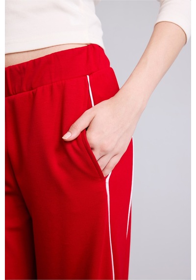 Defacto Straıght Fıt Düz Paça Pantolon D6668ax26aurd256 Kırmızı-rd256