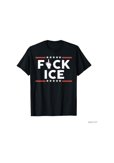 Flood Of Style Komik F Ice No Human Yasadışı Değil Erkekler Kadınlar İçin T-shirt % 100% Pamuklu T Shirt Kıs Çok Renkli