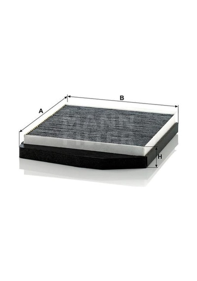 MANN CUK2855 Polen Filtresi S60 01- S70 S80 98- V70 99- Xc70 00- Xc90 02- C70 Karbonlu