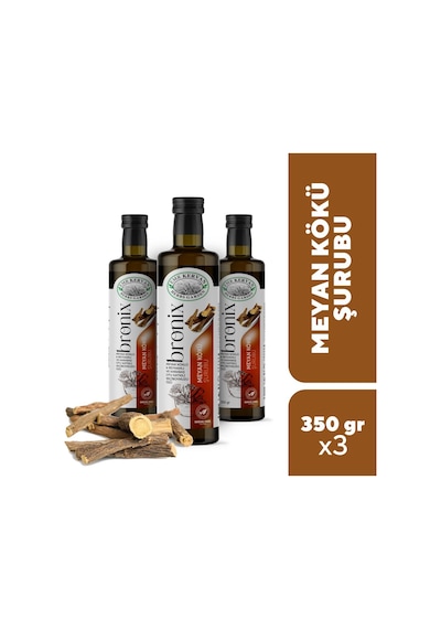 Emr Kervan Bronix Meyan Kökü Şurubu iksiri 3 x 350 G
