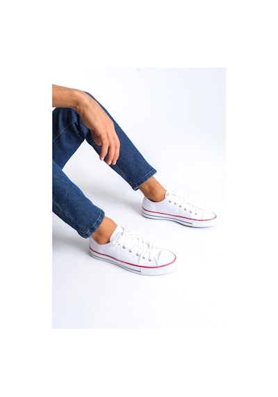 Jy0422 Luke Bağcıklı Keten Kumaş Erkek Günlük Sneaker Ayakkabı Kbt - Beyaz Beyaz