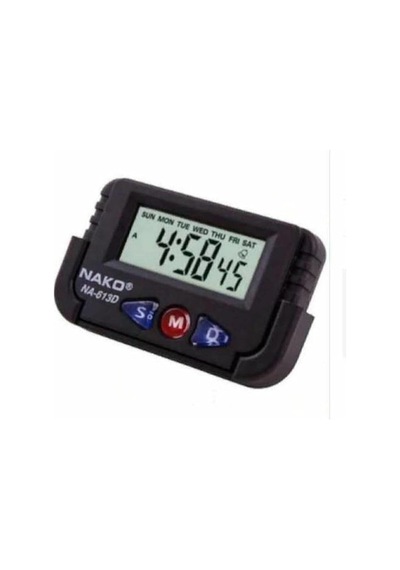 Mini Saat - Dijital Masa Saati - Araç Saati Alarm Kronometre - Mini Kenko Diğer