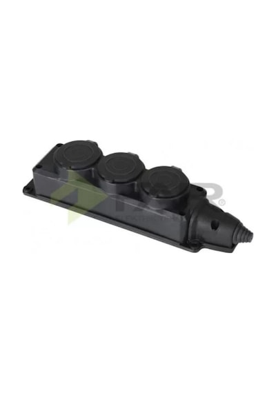 FarF280 1x16 Kauçuk Monofaze 3'lü Grup Priz Eko