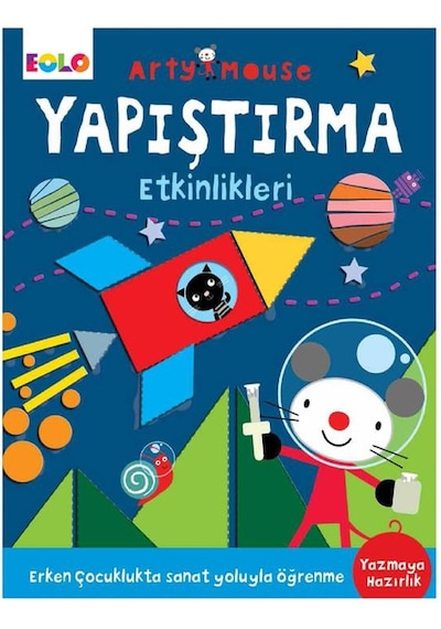 3-6 Yaş Arty Mouse Yapıştırma Etkinlikleri Eolo Yayınları