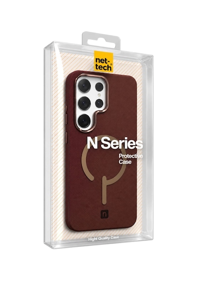 Nettech Samsung Galaxy S25 Ultra Uyumlu Nt-n125 Magsafe Arka Koruma Kılıf - Siyah