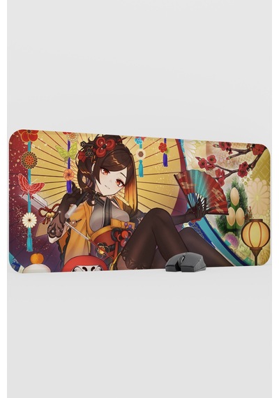 Chiori Genshin Impact Anime Gacha V4 - 90x40 Xxl Gaming Mouse Pad Fare Altlığı