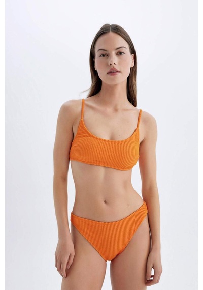 DeFacto Regular Fit Bürümcük Bikini Üstü-Fall in Love B7207AX24SMOG313