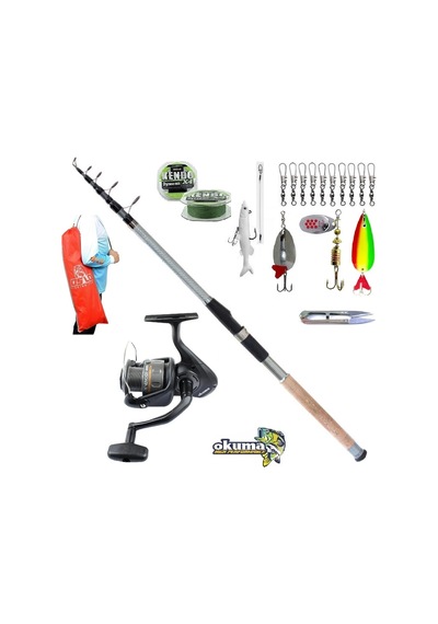 Revenger Rv-40 Remixon Carbo-x 240cm 60-120gr Turna Tele Spin Olta Takımı Seti