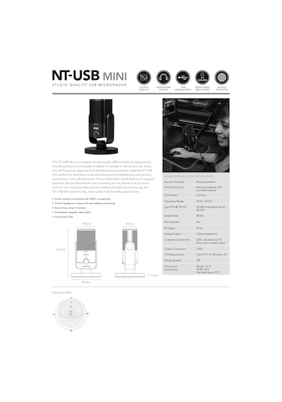 Rode Nt-Usb Mini  Mikrofon