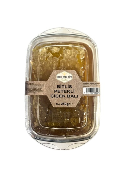 Balorjin Bitlis Petekli Çiçek Balı 250 Gr-doğal Bal 5'li Paket