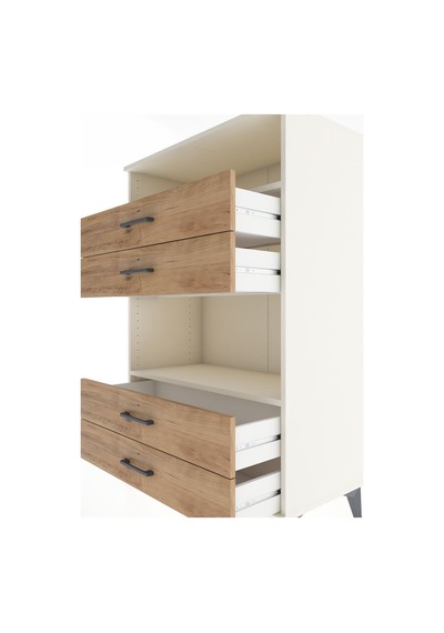 Hyperion Dolap 2 Raflı 4 Çekmeceli 88x44x134 Aytaşı-çam Aytası