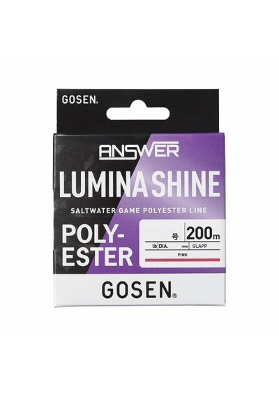 Gosen Answer Lumina Shine Polyester Misina Pınk - 0.074mm-200mt-1.1lb
