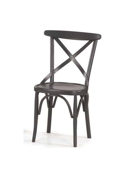 Gazzini Thonet Ahşap Sandalye Antrasit