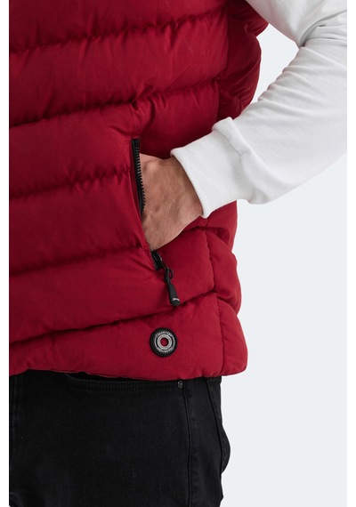 Slazenger HAMMER I Erkek Şişme Yelek Bordo Yelek