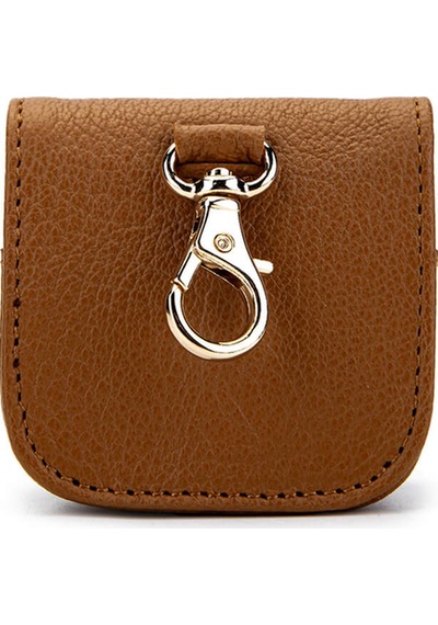 Tamer Tanca Unisex Hakiki Deri Taba Deri Airpods Kılıfı Cuzdan 995 230250 Aırpods Sk23/24 Taba Dr Taba