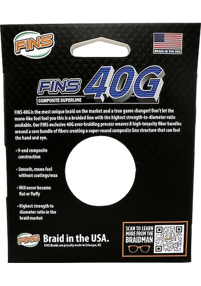Fins 40g Örgü İp Misina Mavi 137 Metre 0.15mm