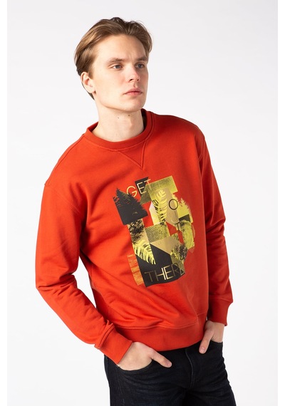 Vigoss Erkek Sweatshırt 62141-30034 Tarçın