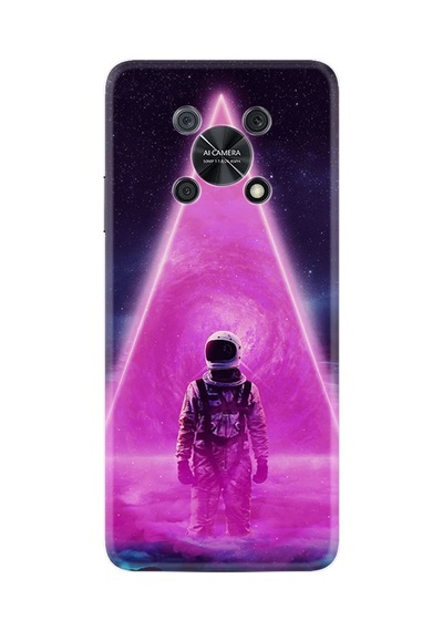 Huawei Nova Y90 Kılıf Resimli Desenli Silikon Platinium Series Astro Purple 1890
