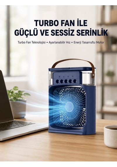 Turbo Fan Teknolojili Sessiz Ve Güçlü Soğutma Masası Vantilatör - Bayi Depom