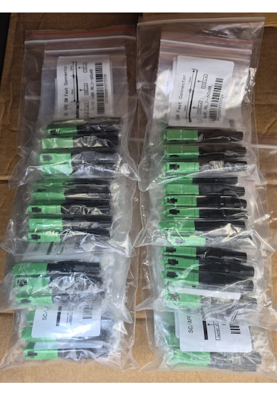 Fiber Optik Sc/apc Single Mode Fast Connector - 10 Adet
